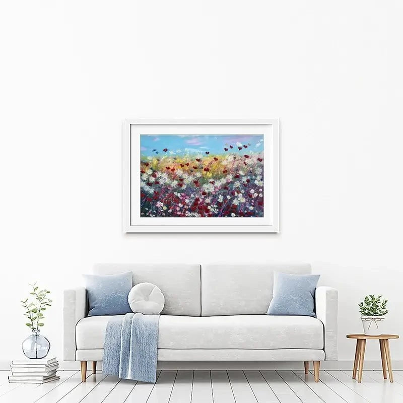 Dancing In The Breeze Framed Art Print Dancing In The Breeze Framed Art Print wall art product Laure Bury