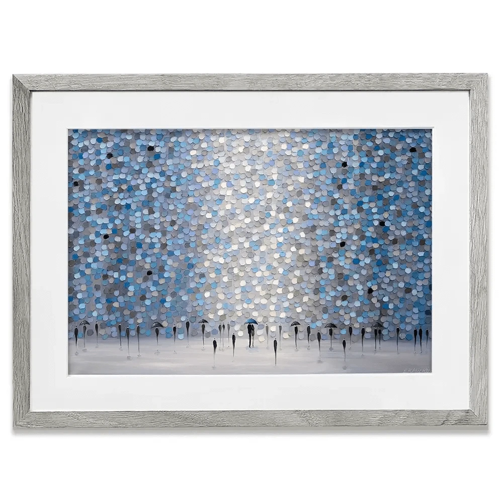 Dancing Rain Framed Art Print Dancing Rain Framed Art Print wall art product Ekaterina Ermilkina