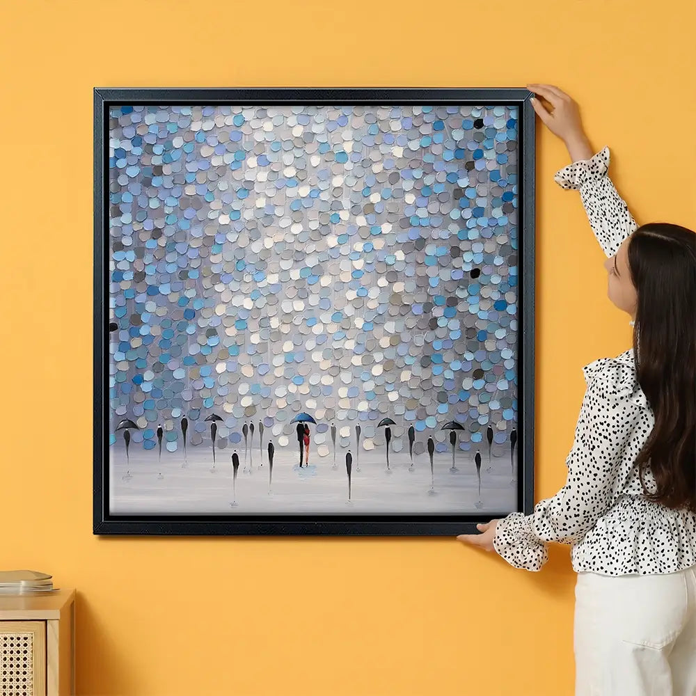 Dancing Rain Oversized Canvas Print Dancing Rain Oversized Canvas Print wall art product Ekaterina Ermilkina