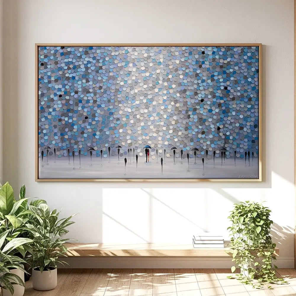 Dancing Rain Oversized Canvas Print Dancing Rain Oversized Canvas Print wall art product Ekaterina Ermilkina
