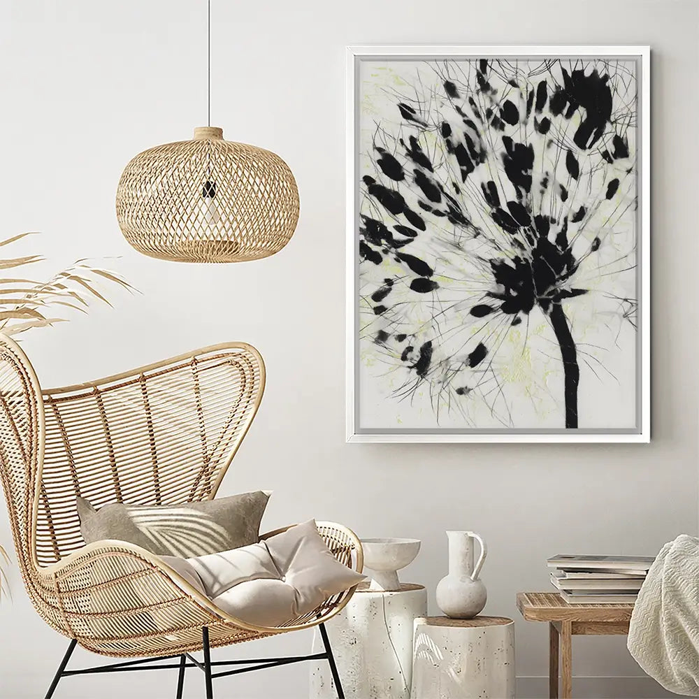 Dandelion Burst Canvas Print Dandelion Burst Canvas Print wall art product Chromatic Storm Studio