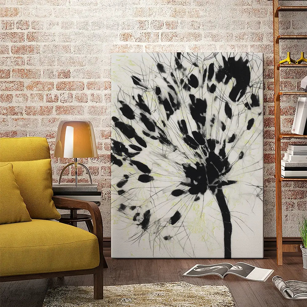 Dandelion Burst Canvas Print Dandelion Burst Canvas Print wall art product Chromatic Storm Studio