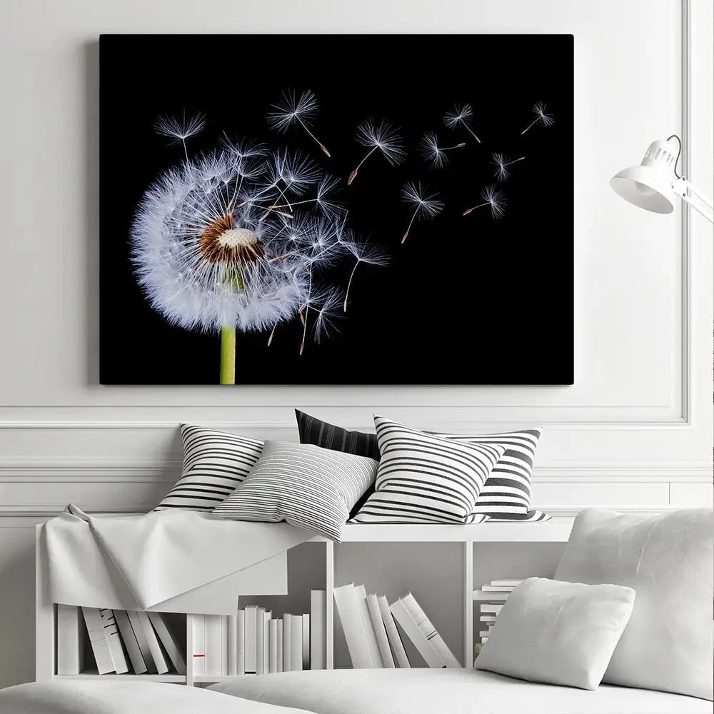 Dandelion Canvas Print Dandelion Canvas Print wall art product Bess Hamitii / Shutterstock