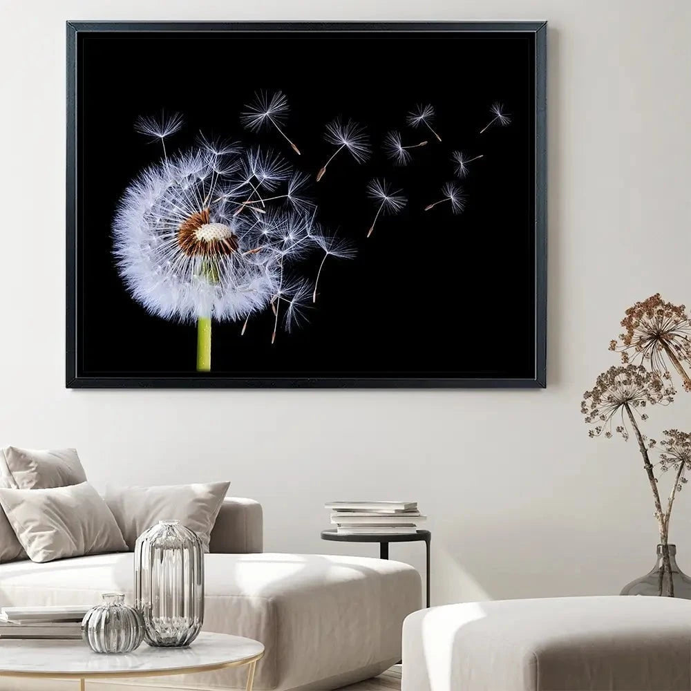 Dandelion Canvas Print Dandelion Canvas Print wall art product Bess Hamitii / Shutterstock