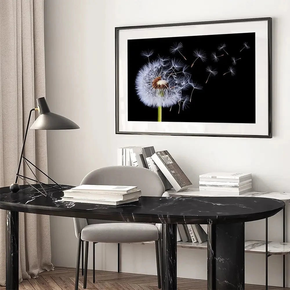Dandelion Framed Art Print Dandelion Framed Art Print wall art product Bess Hamitii / Shutterstock