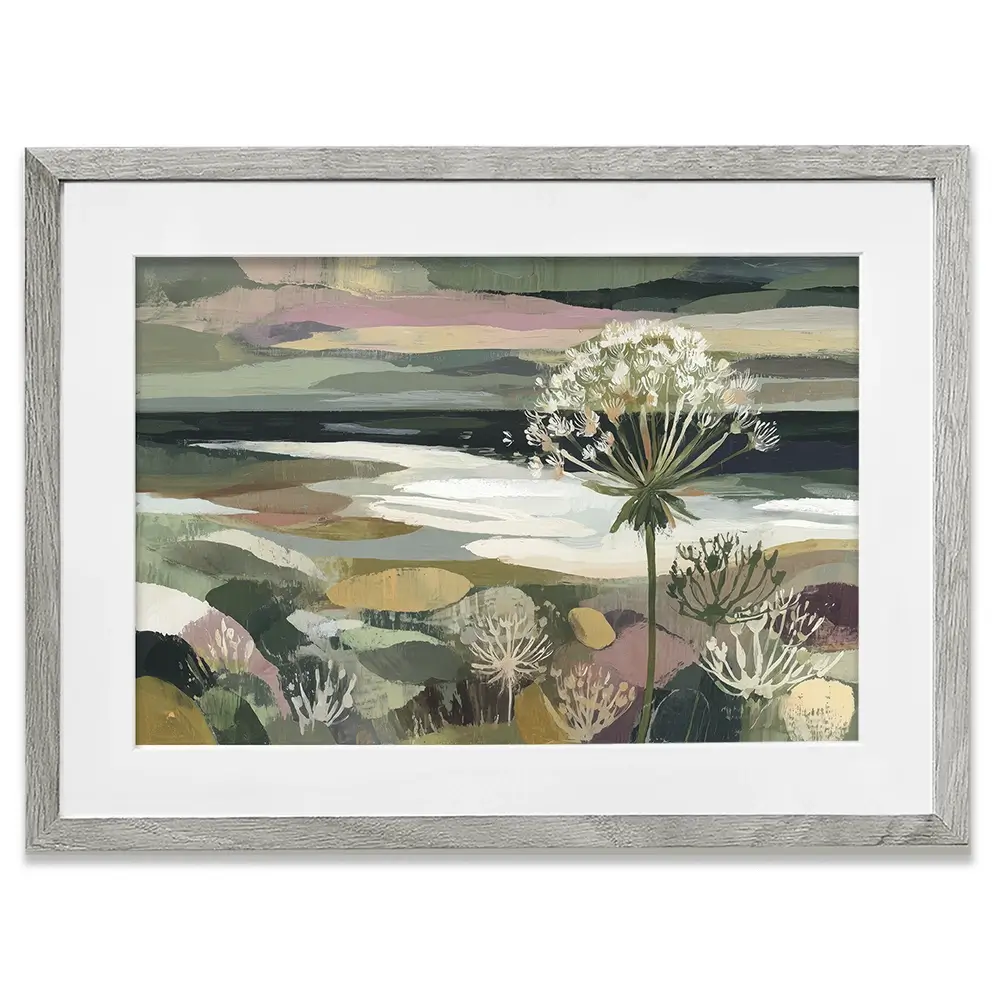 Dandelion Misty Meadow Framed Art Print Dandelion Misty Meadow Framed Art Print wall art product Chromatic Storm Studio