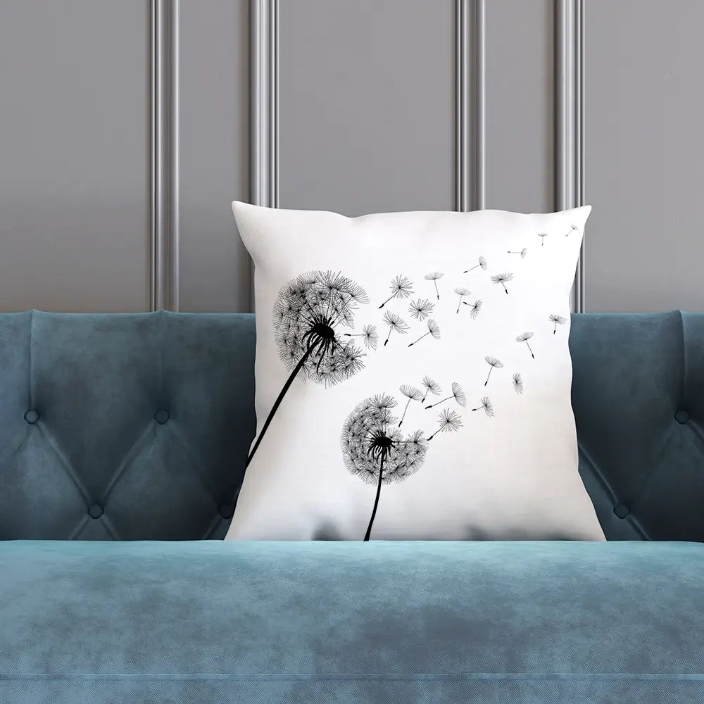 Dandelions Cushion Dandelions Cushion wall art product Art Print Shop