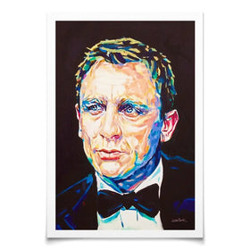 Daniel Craig Art Print Daniel Craig Art Print wall art product Juliet Stockton