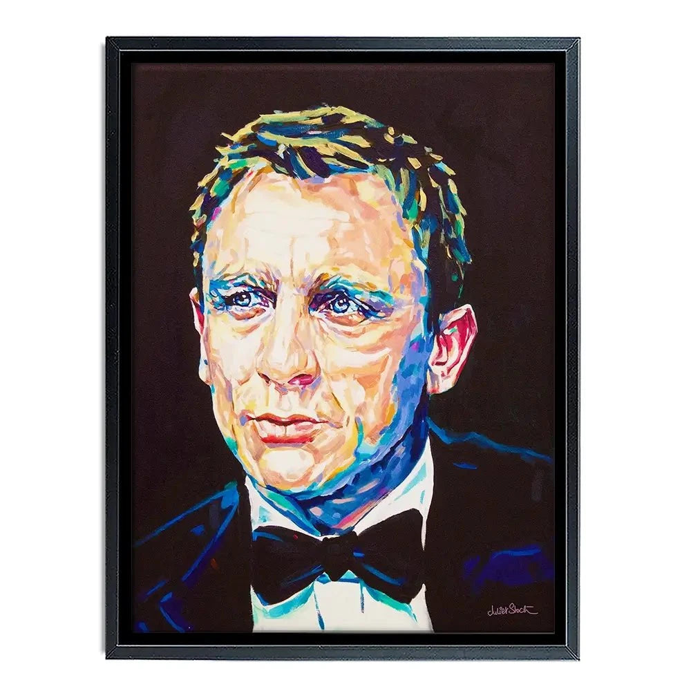 Daniel Craig Canvas Print Daniel Craig Canvas Print wall art product Juliet Stockton
