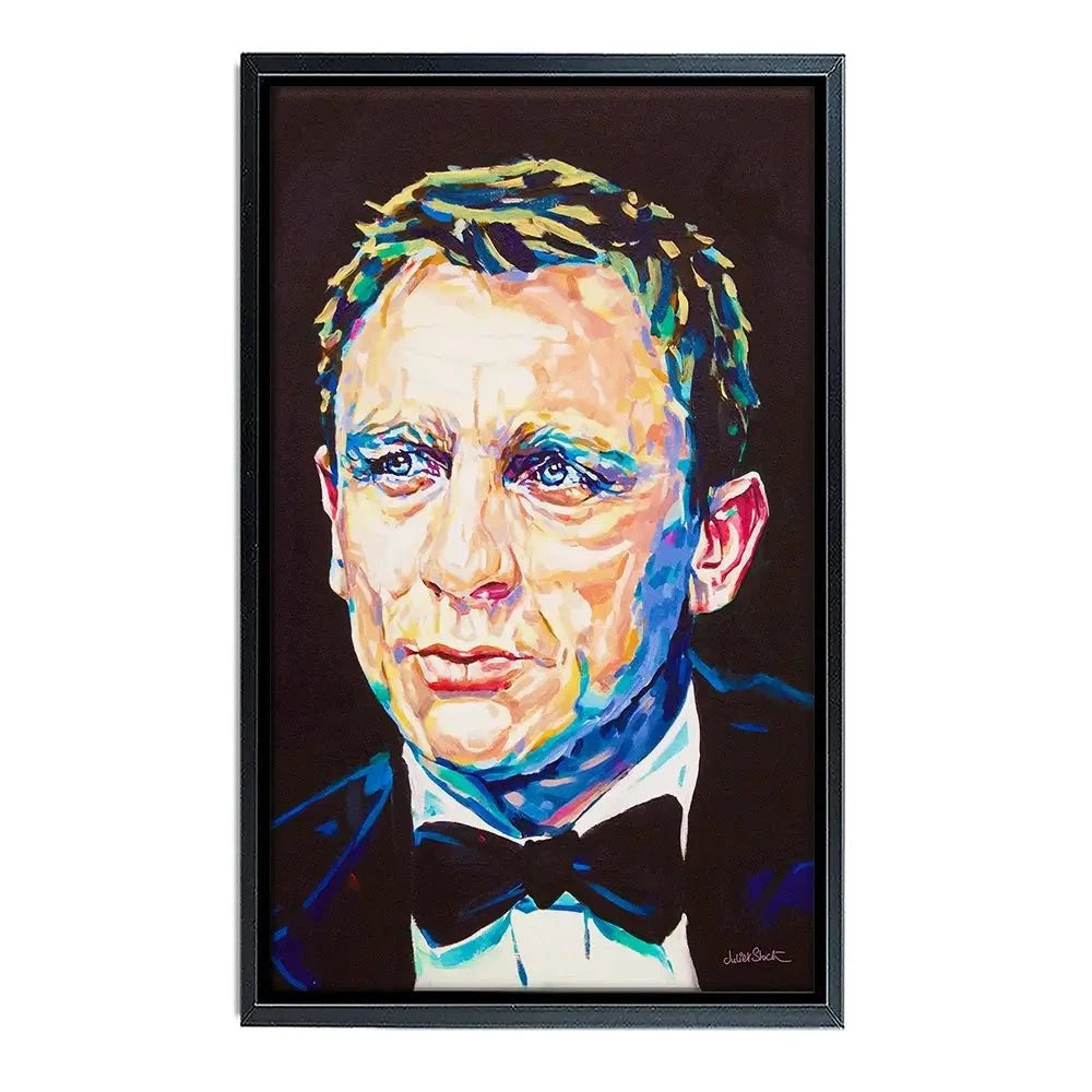 Daniel Craig Canvas Print Daniel Craig Canvas Print wall art product Juliet Stockton