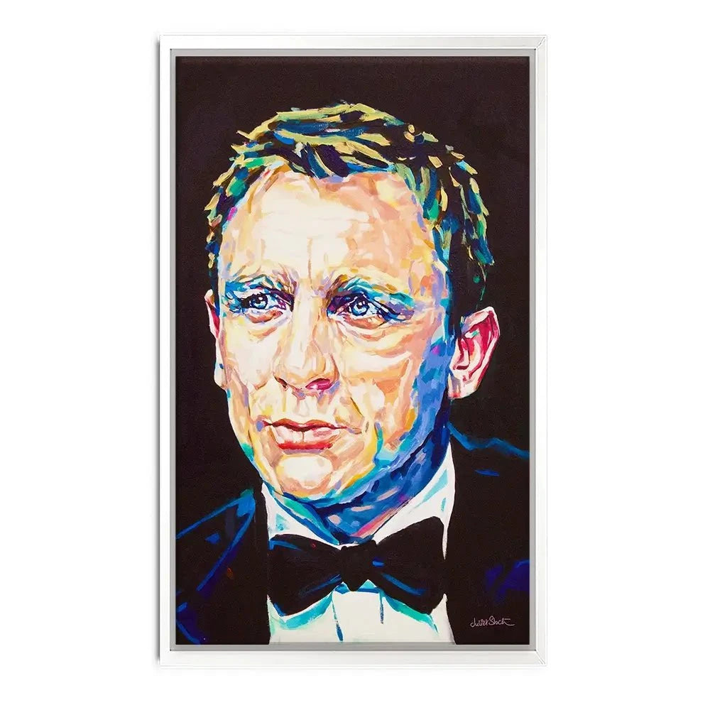 Daniel Craig Canvas Print Daniel Craig Canvas Print wall art product Juliet Stockton