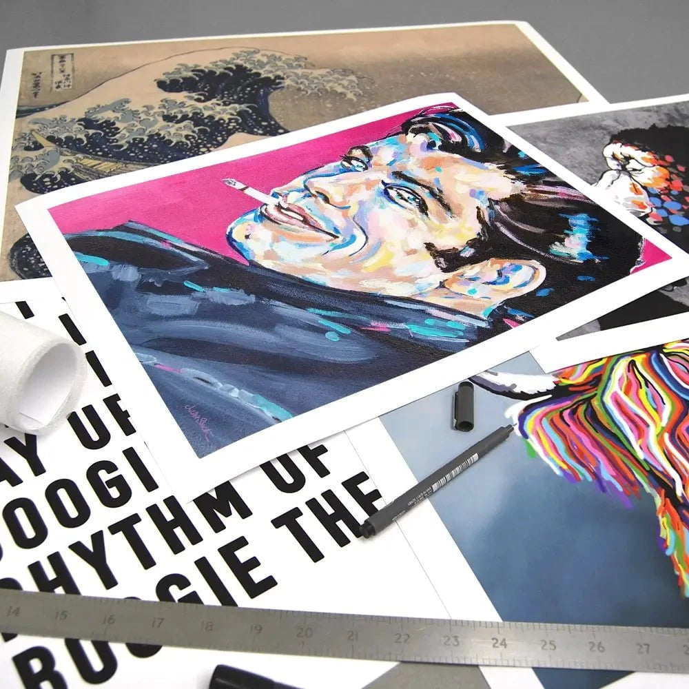 Danny Zuko Art Print Danny Zuko Art Print wall art product Juliet Stockton