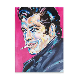 Danny Zuko Canvas Print Danny Zuko Canvas Print wall art product Juliet Stockton