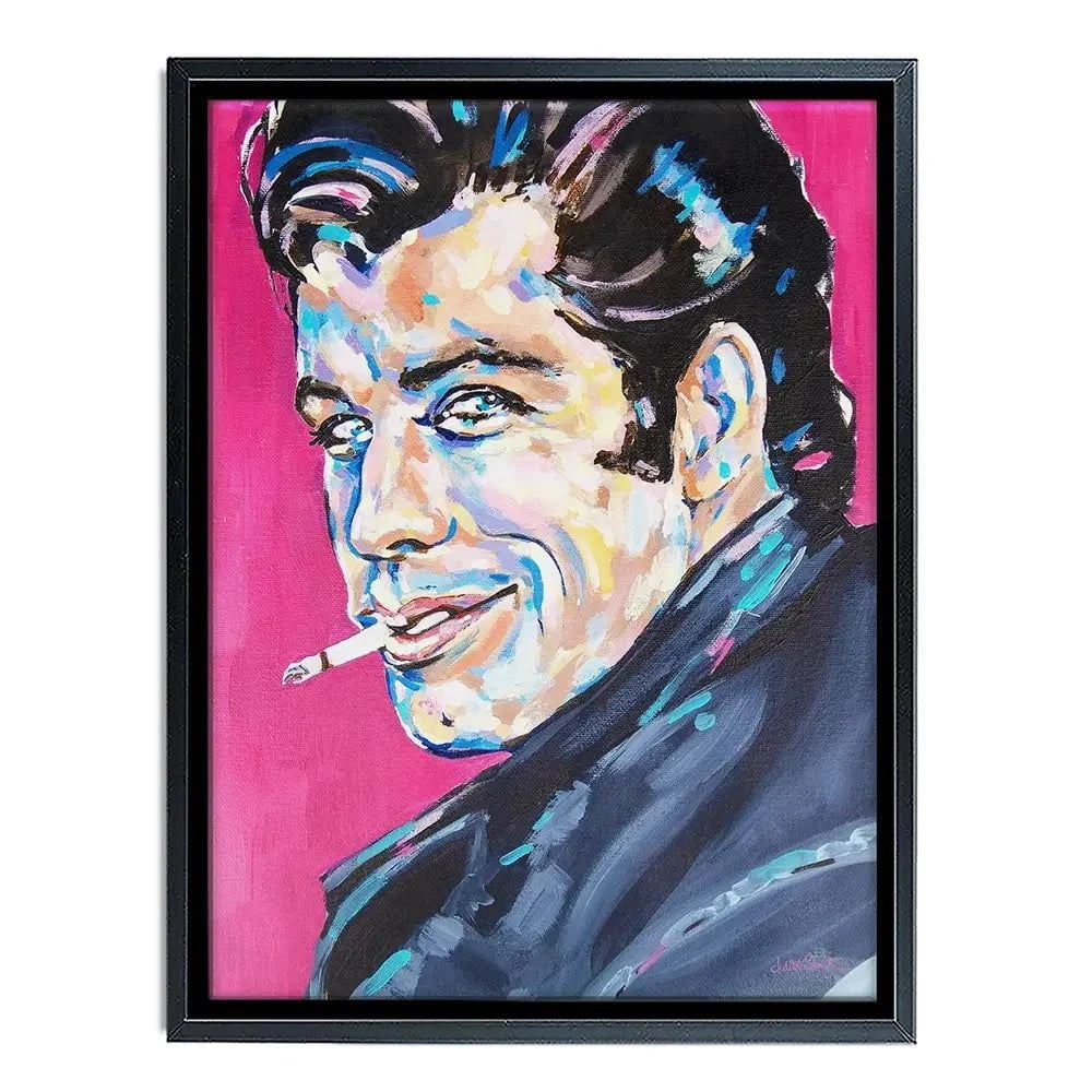 Danny Zuko Canvas Print Danny Zuko Canvas Print wall art product Juliet Stockton