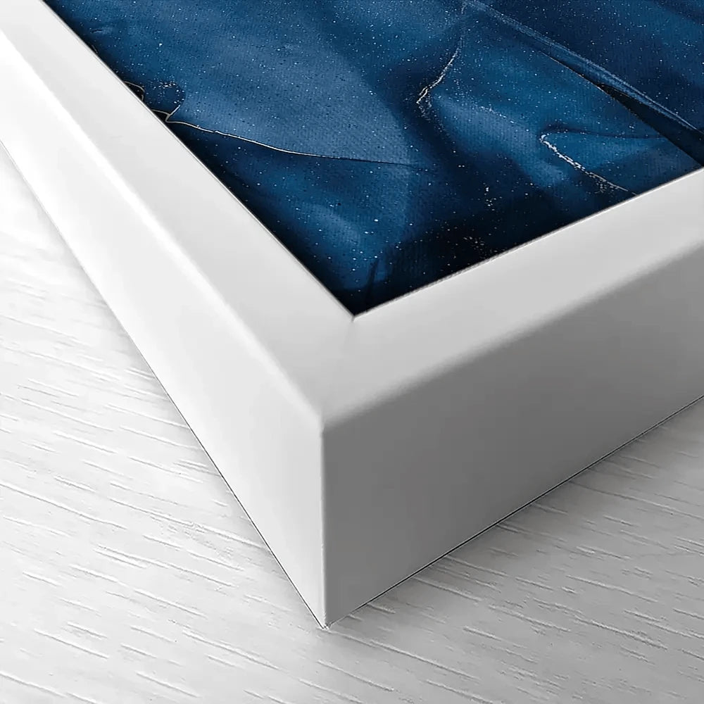 Dark Blue Marble Canvas Print Dark Blue Marble Canvas Print | Dark Blue Marble Canvas Wall Art  wall art product djero.adlibeshe yahoo.com / Shutterstock