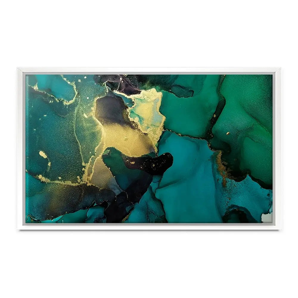 Dark Green Marble Canvas Print Dark Green Marble Canvas Print wall art product coldsun777 / Shutterstock