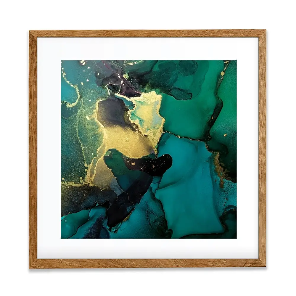 Dark Green Marble Square Framed Art Print Dark Green Marble Square Framed Art Print wall art product Art Print Shop