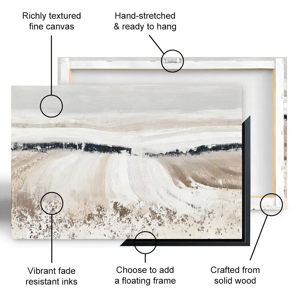 Dark Hill Horizon Field Canvas Print Dark Hill Horizon Field Canvas Print wall art product Chromatic Storm Studio