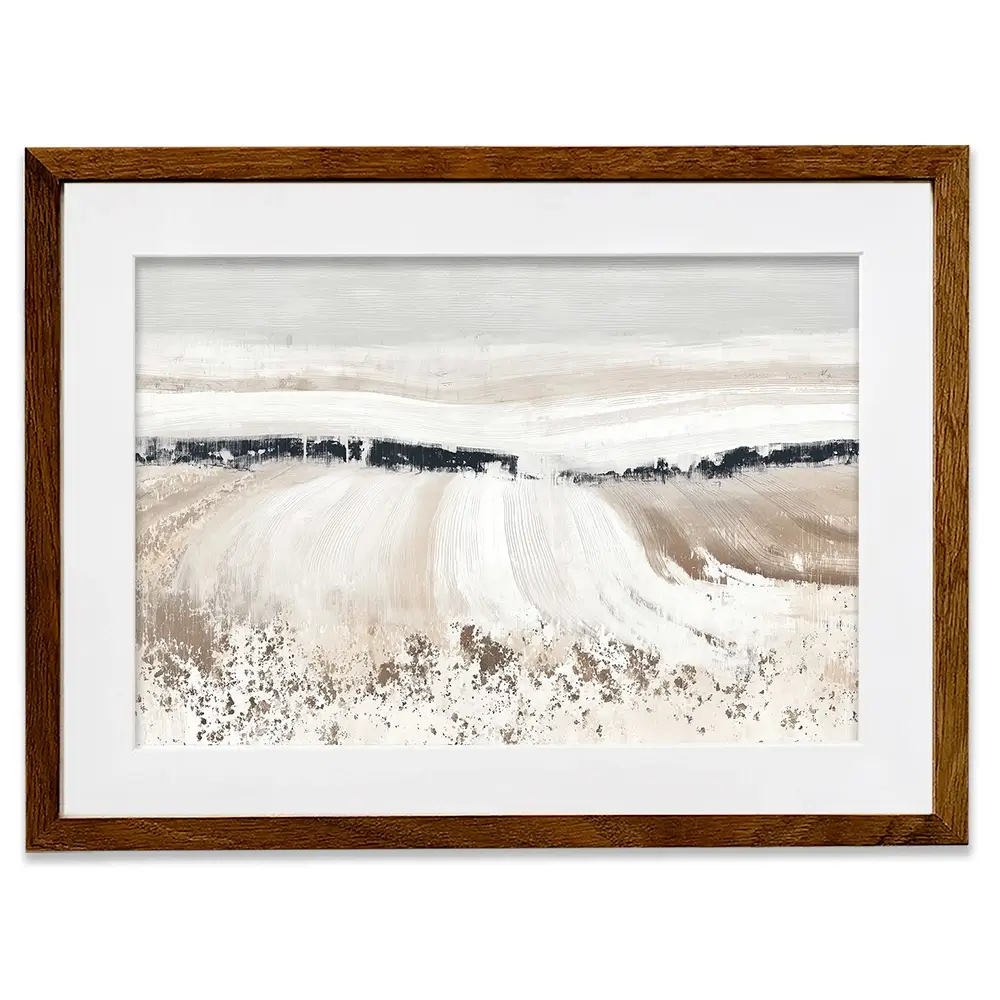 Dark Hill Horizon Field Framed Art Print Dark Hill Horizon Field Framed Art Print wall art product Chromatic Storm Studio