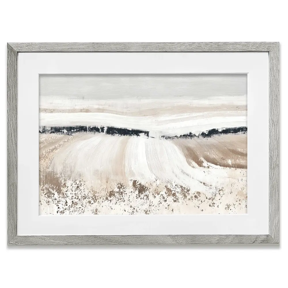 Dark Hill Horizon Field Framed Art Print Dark Hill Horizon Field Framed Art Print wall art product Chromatic Storm Studio