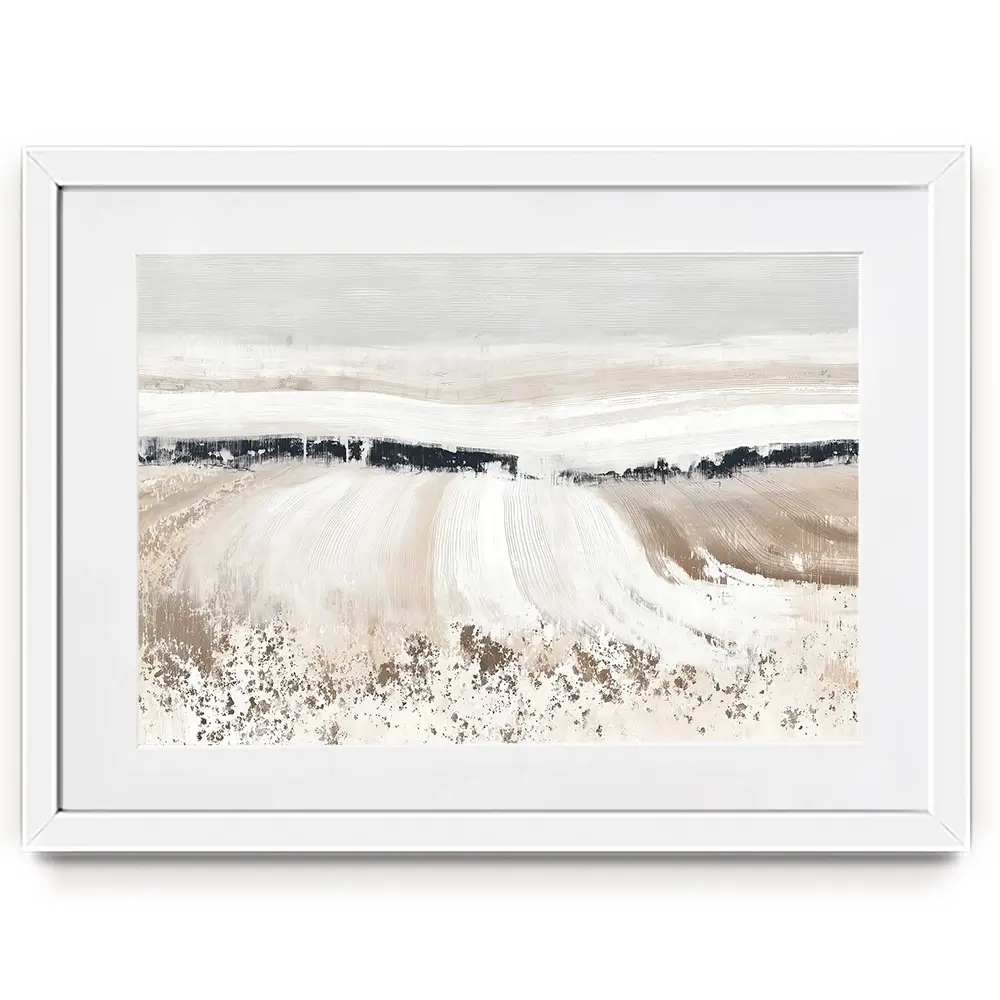 Dark Hill Horizon Field Framed Art Print Dark Hill Horizon Field Framed Art Print wall art product Chromatic Storm Studio