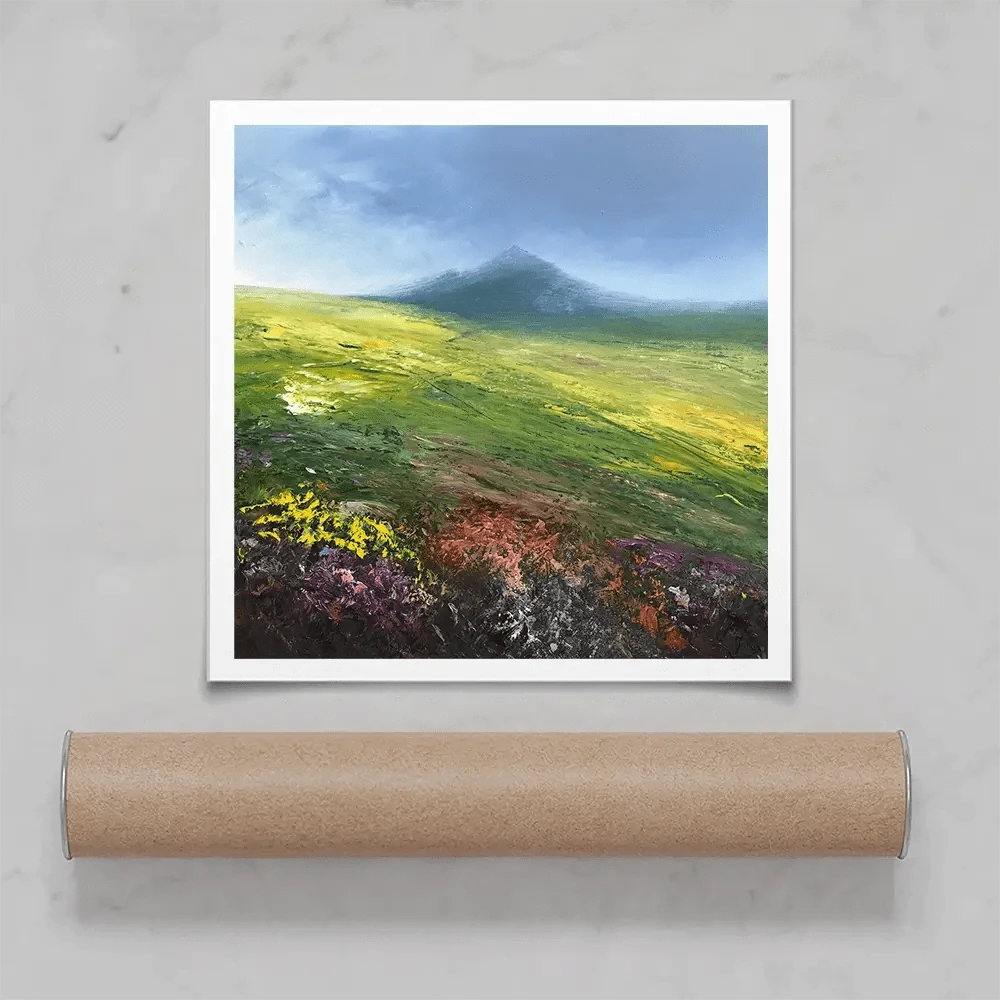 Dartmoor Walk Square Art Print Dartmoor Walk Square Art Print wall art product Laure Bury