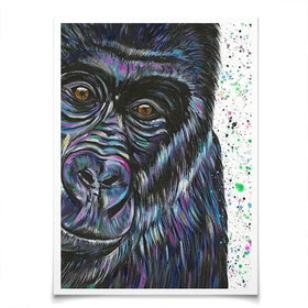 Daryl The Silverback Art Print Daryl The Silverback Art Print wall art product Emma LC Art