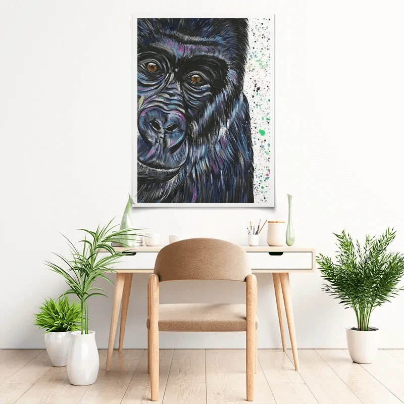 Daryl The Silverback Art Print Daryl The Silverback Art Print wall art product Emma LC Art