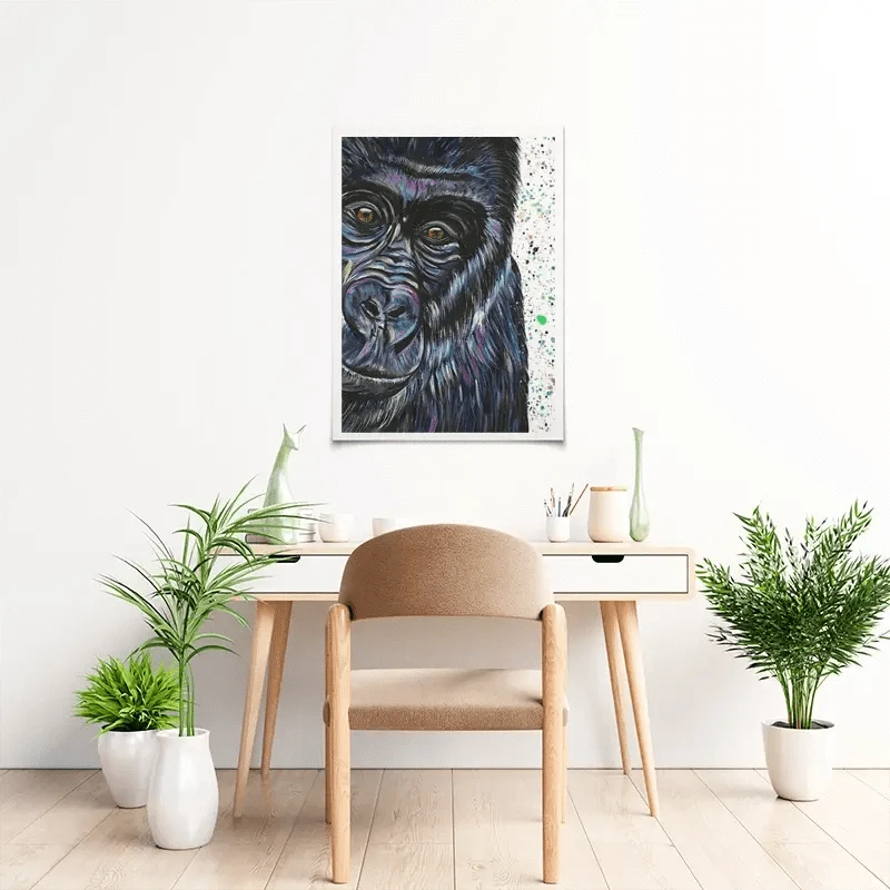 Daryl The Silverback Art Print Daryl The Silverback Art Print wall art product Emma LC Art