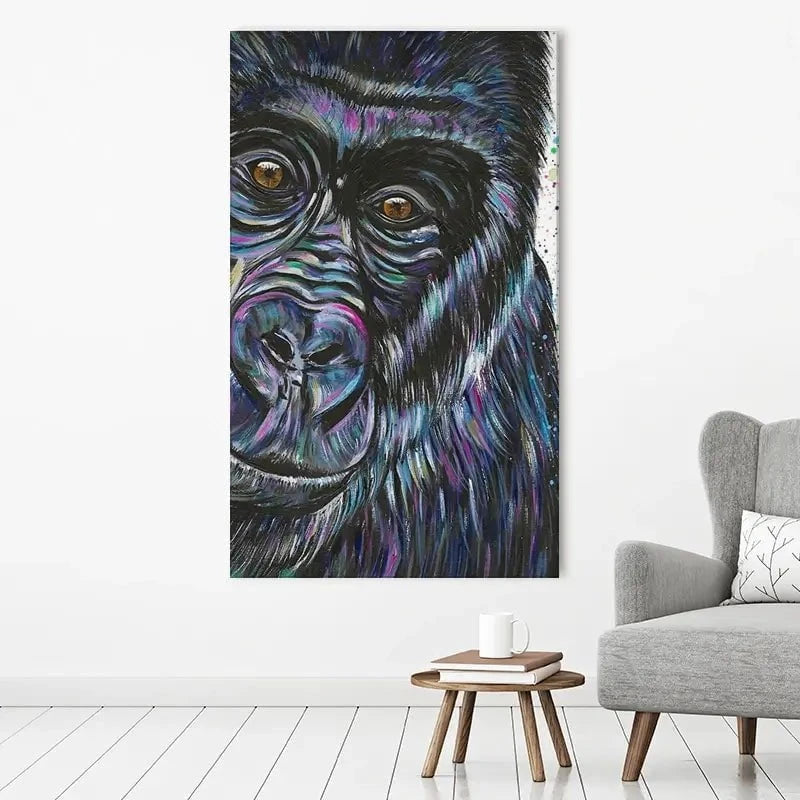 Daryl The Silverback Canvas Print Daryl The Silverback Canvas Print wall art product Emma LC Art