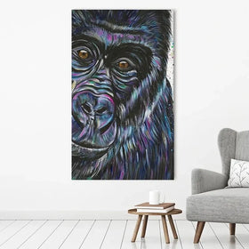 Daryl The Silverback Canvas Print Daryl The Silverback Canvas Print wall art product Emma LC Art