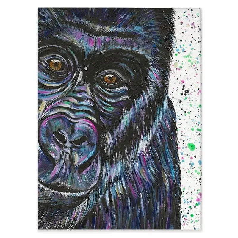 Daryl The Silverback Canvas Print Daryl The Silverback Canvas Print wall art product Emma LC Art