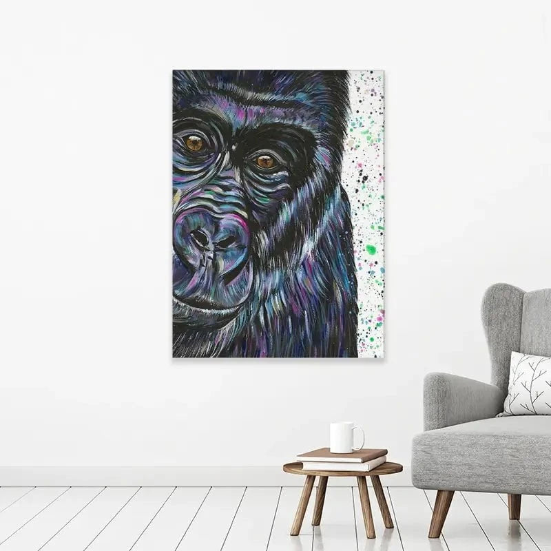 Daryl The Silverback Canvas Print Daryl The Silverback Canvas Print wall art product Emma LC Art