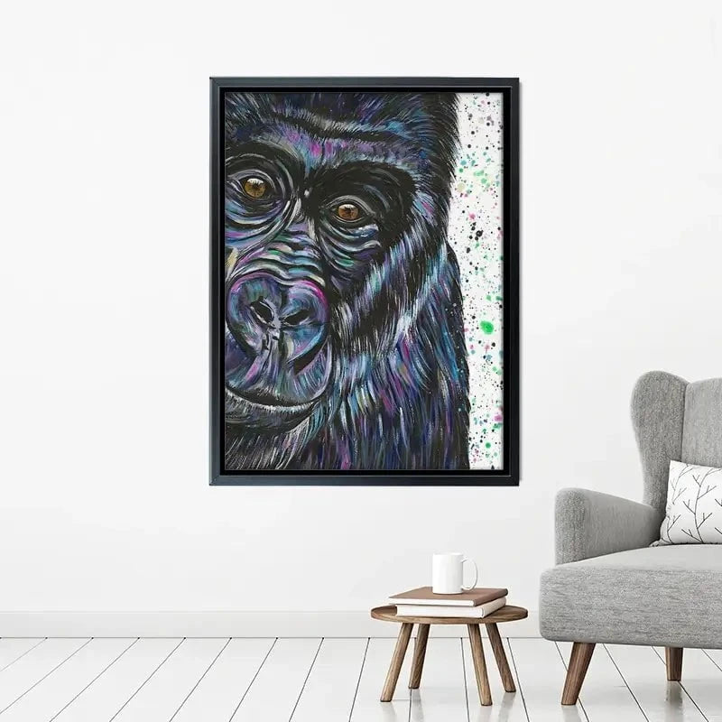 Daryl The Silverback Canvas Print Daryl The Silverback Canvas Print wall art product Emma LC Art