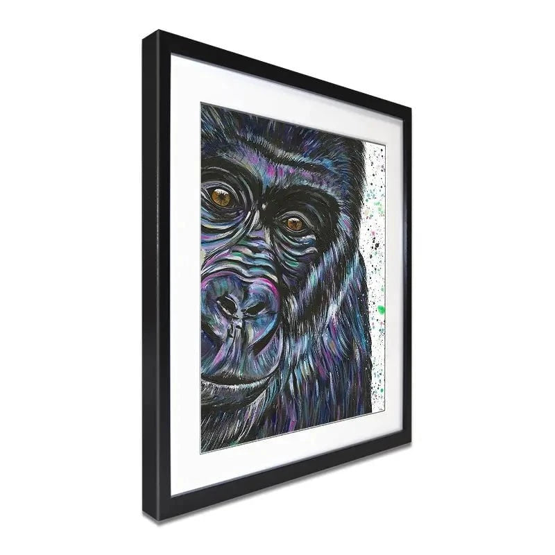 Daryl The Silverback Framed Art Print Daryl The Silverback Framed Art Print wall art product Emma LC Art