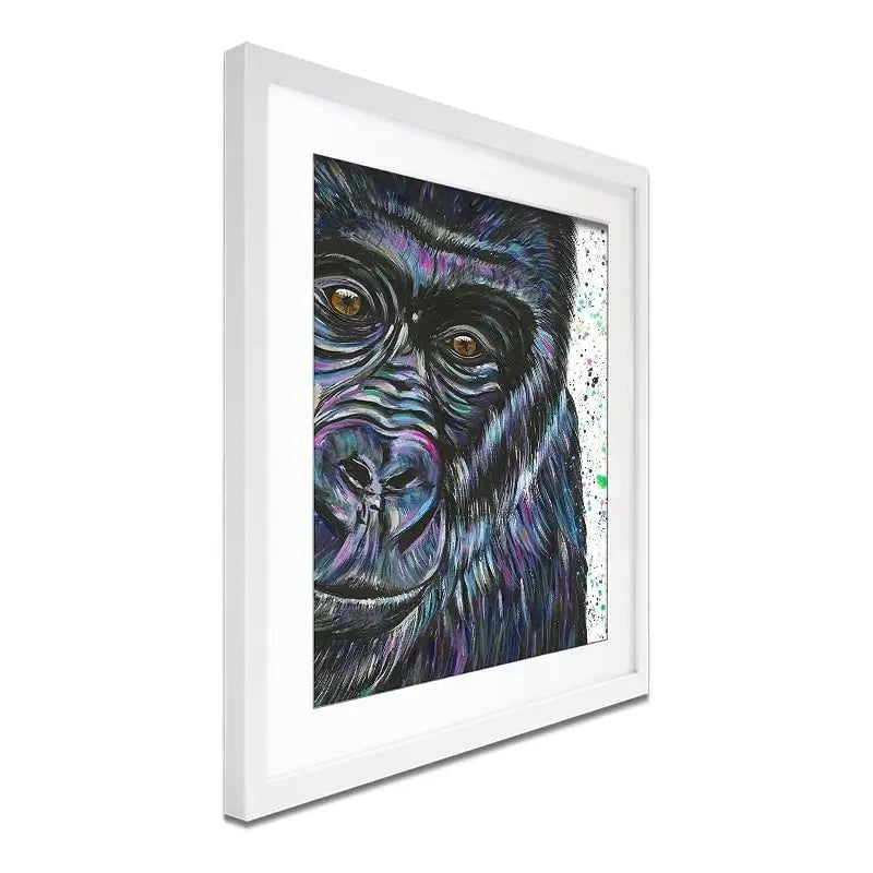 Daryl The Silverback Framed Art Print Daryl The Silverback Framed Art Print wall art product Emma LC Art
