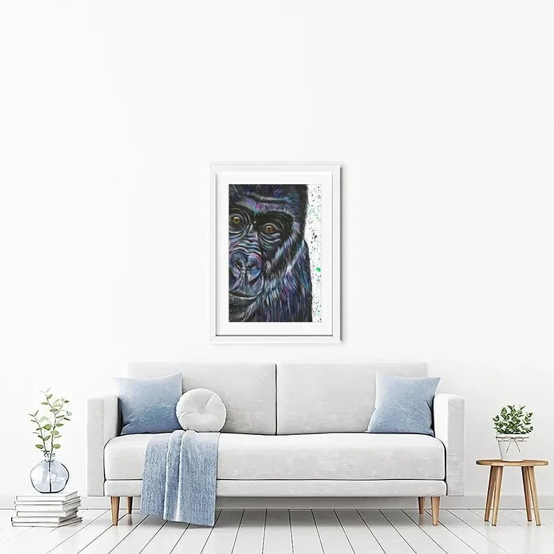 Daryl The Silverback Framed Art Print Daryl The Silverback Framed Art Print wall art product Emma LC Art