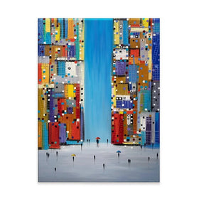 Day In The City Canvas Print Day In The City Canvas Print wall art product Ekaterina Ermilkina