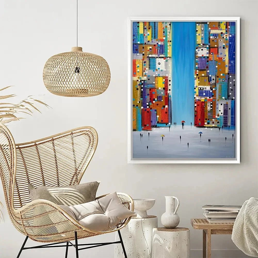 Day In The City Canvas Print Day In The City Canvas Print wall art product Ekaterina Ermilkina