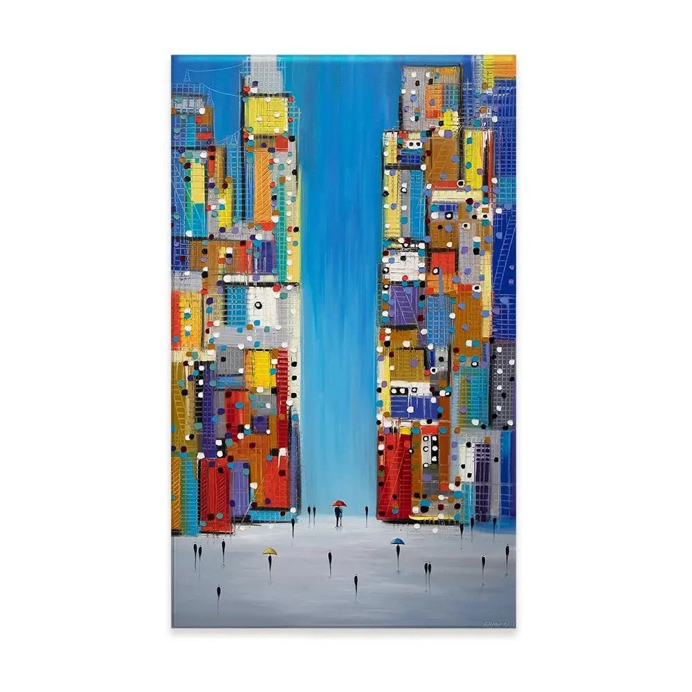 Day In The City Canvas Print Day In The City Canvas Print wall art product Ekaterina Ermilkina