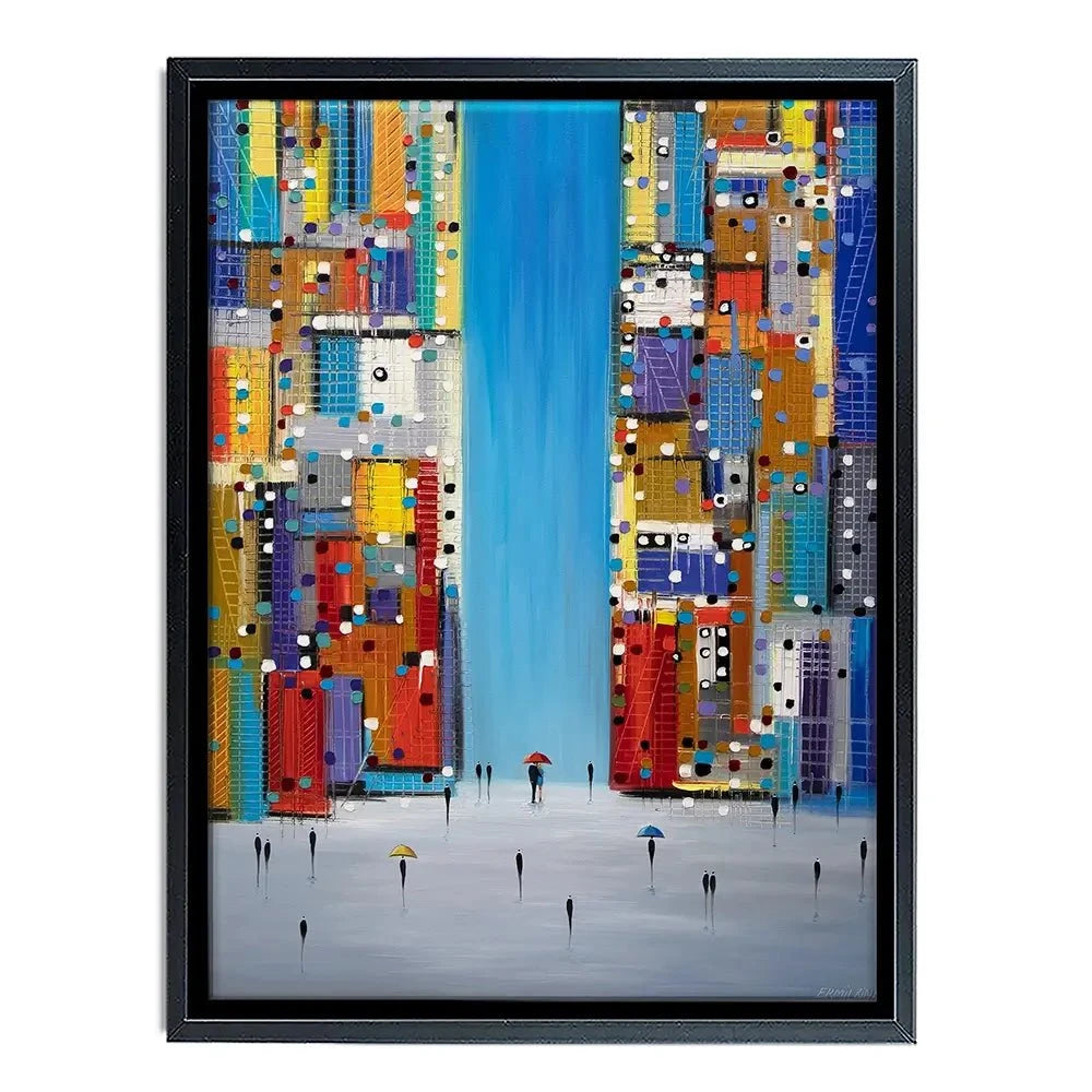 Day In The City Canvas Print Day In The City Canvas Print wall art product Ekaterina Ermilkina