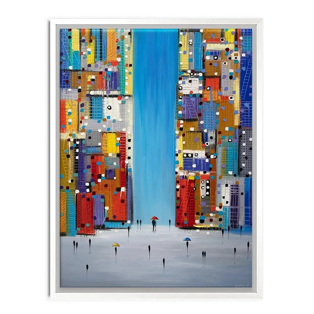 Day In The City Canvas Print Day In The City Canvas Print wall art product Ekaterina Ermilkina