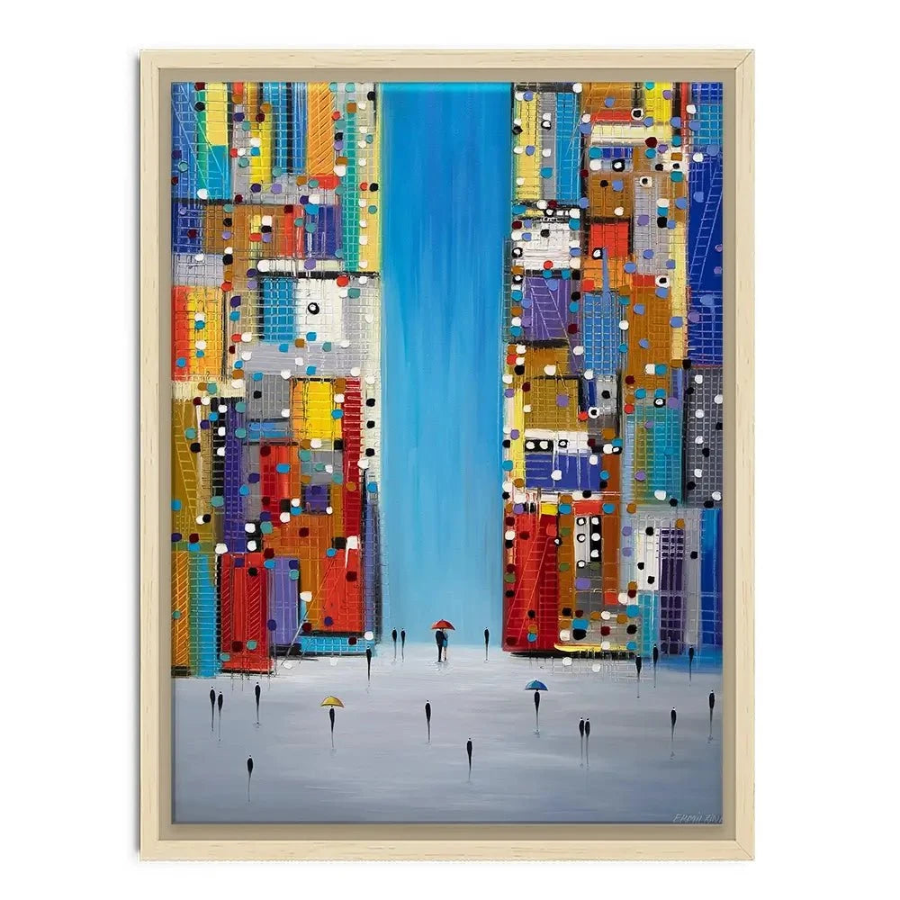 Day In The City Canvas Print Day In The City Canvas Print wall art product Ekaterina Ermilkina