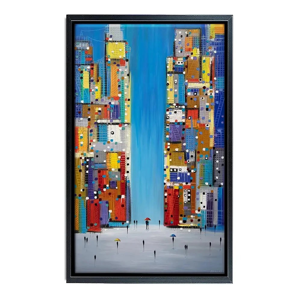 Day In The City Canvas Print Day In The City Canvas Print wall art product Ekaterina Ermilkina