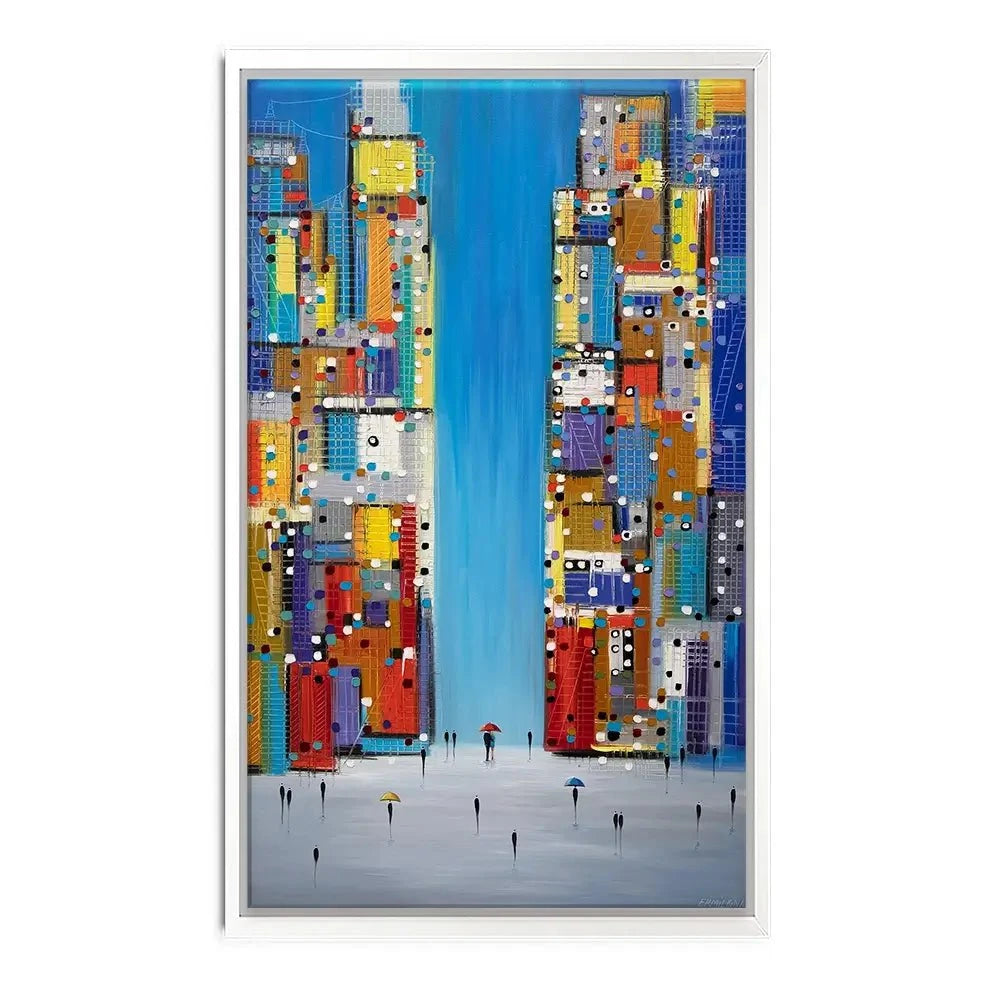 Day In The City Canvas Print Day In The City Canvas Print wall art product Ekaterina Ermilkina
