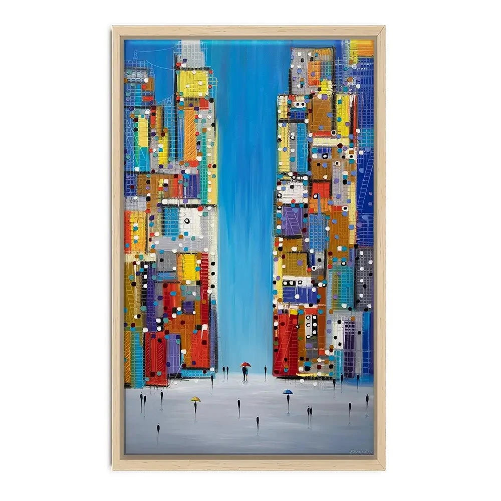 Day In The City Canvas Print Day In The City Canvas Print wall art product Ekaterina Ermilkina