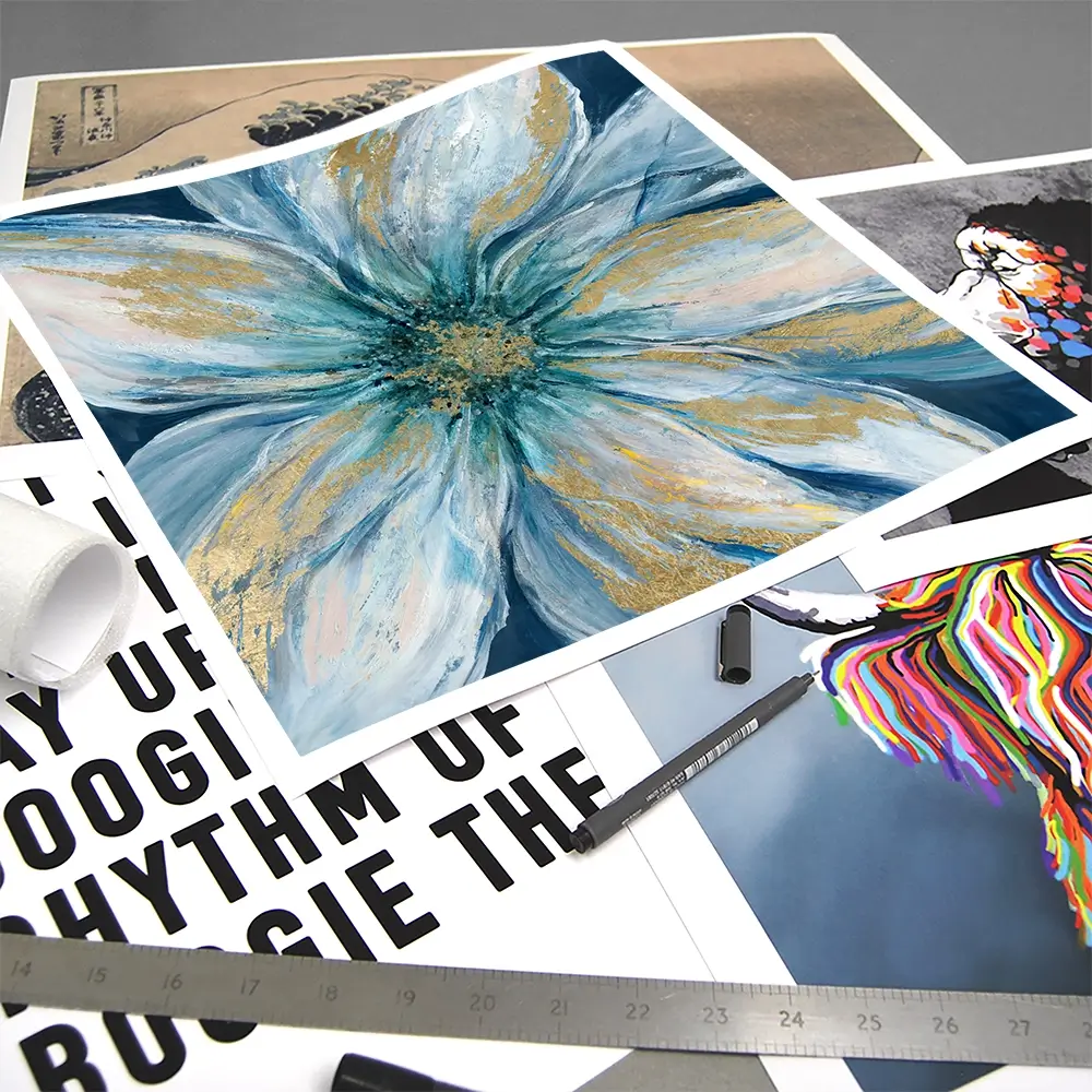 Dazzling Bloom 1 Square Art Print Dazzling Bloom 1 Square Art Print wall art product Carol Robinson