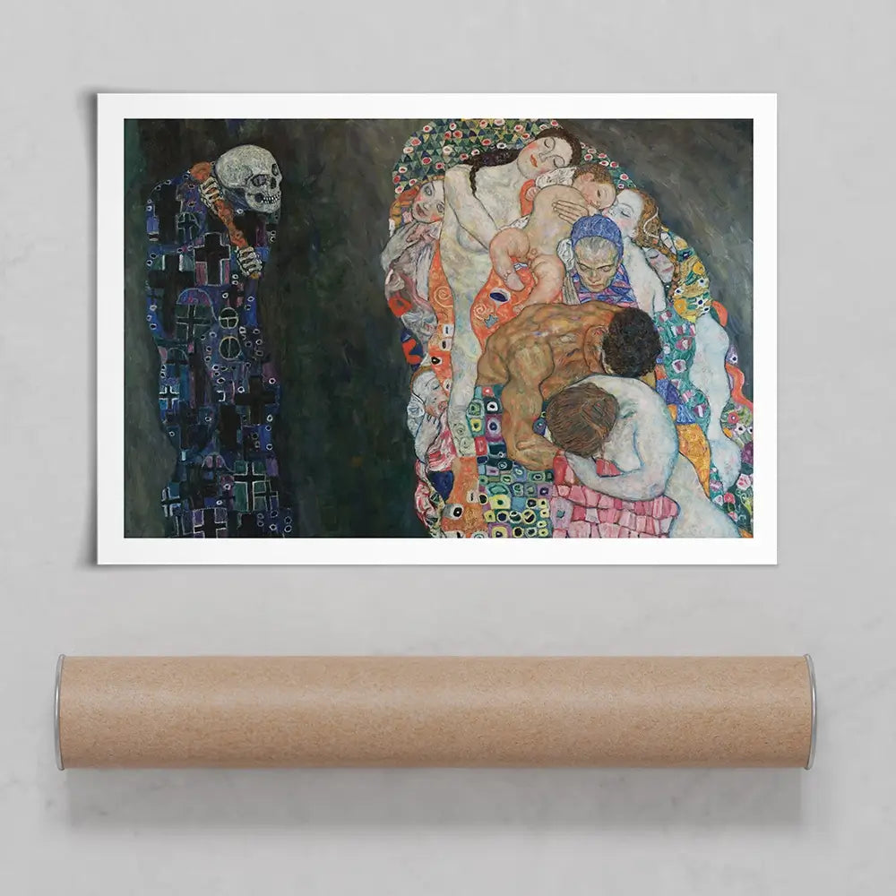 Death And Life Art Print Death And Life Art Print wall art product Gustav Klimt