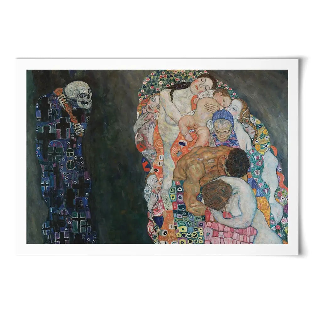 Death And Life Art Print Death And Life Art Print wall art product Gustav Klimt