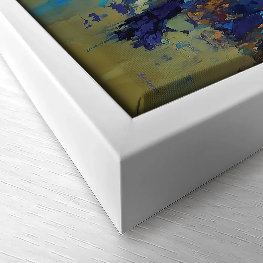 Deep Blue Forest With Misty Woodland Path Canvas Print Deep Blue Forest With Misty Woodland Path Canvas Print wall art product Leon Devenice